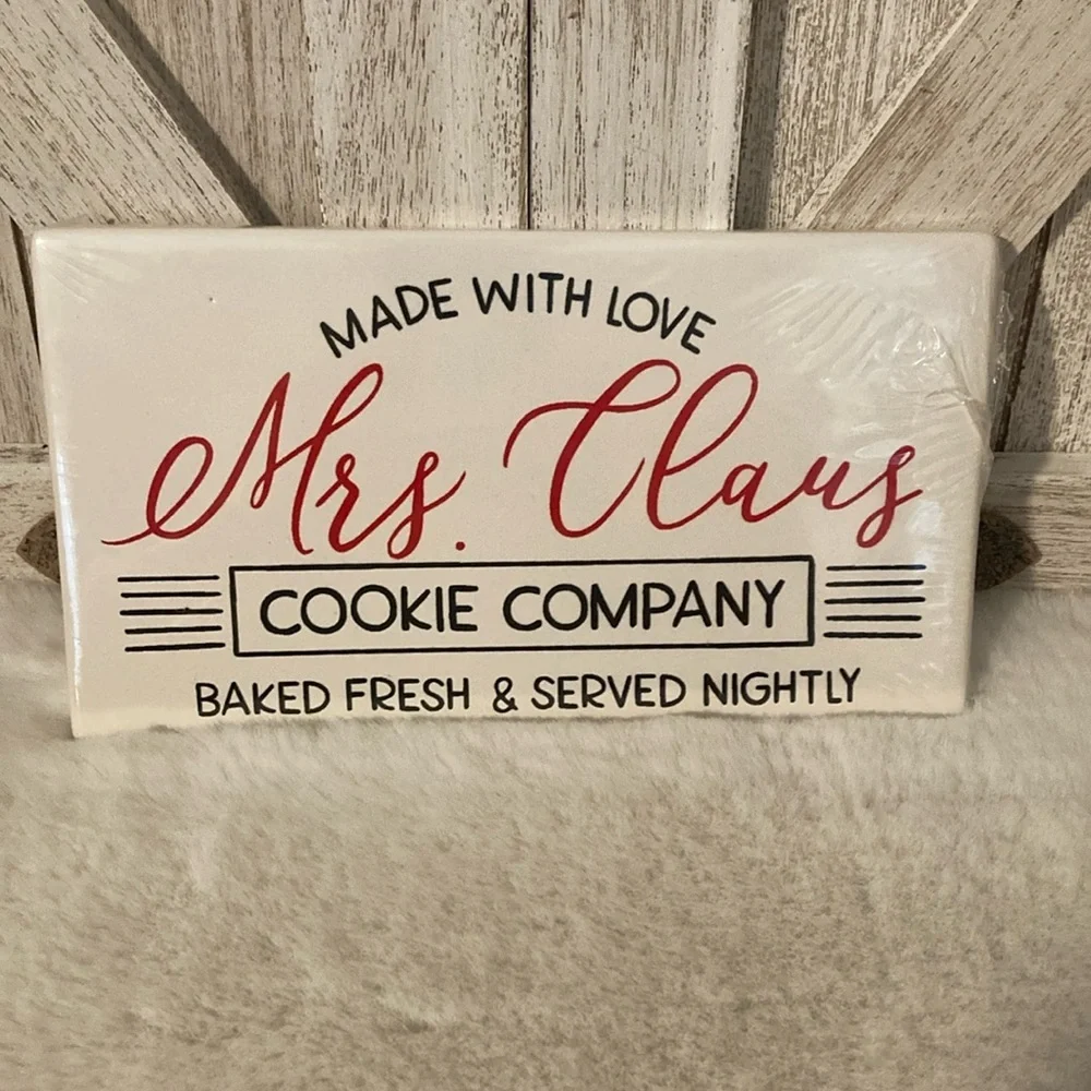 Target BP 2019 Christmas Mrs. Claus Cookie Company Decorative Tile